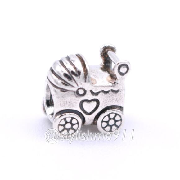 Authentic PANDORA Baby Carriage Charm - Picture 6 of 11